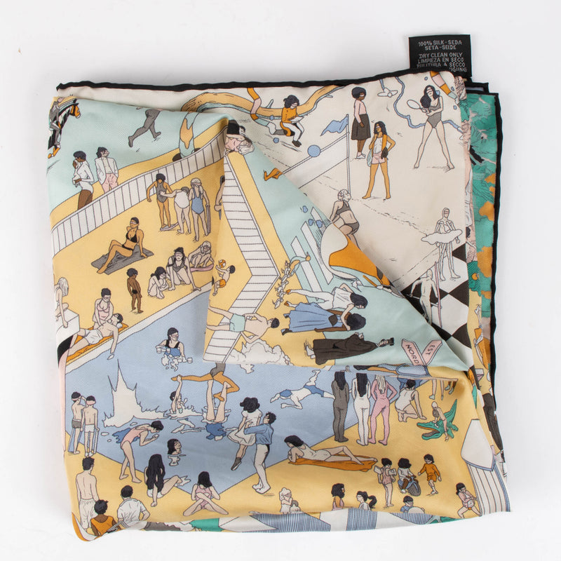 Shop this authentic Hermes Silk 90 Coté Sud Scarf pre-loved on Labellov.com