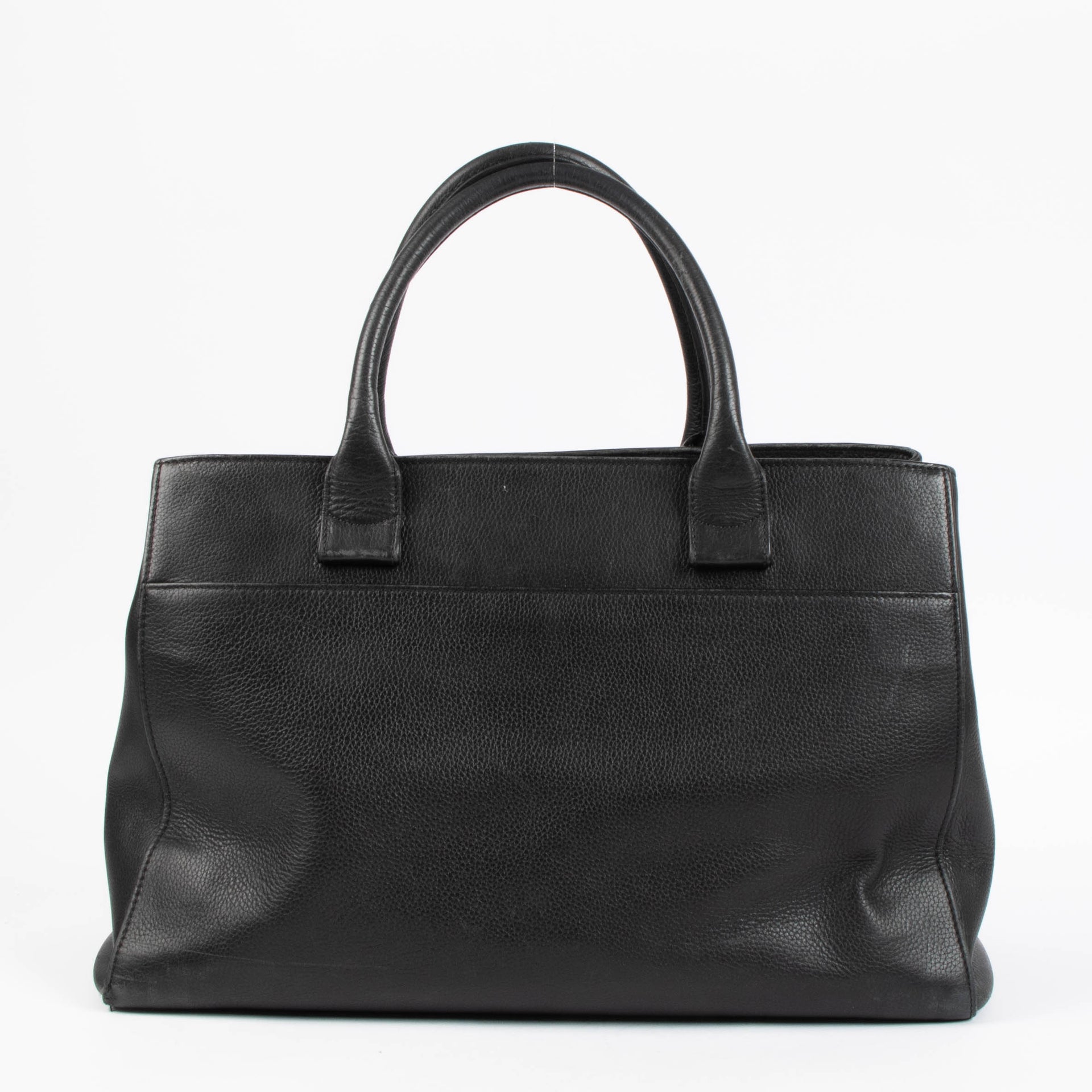 Chanel Black Calfskin Medium Neo Executive Tote Bag