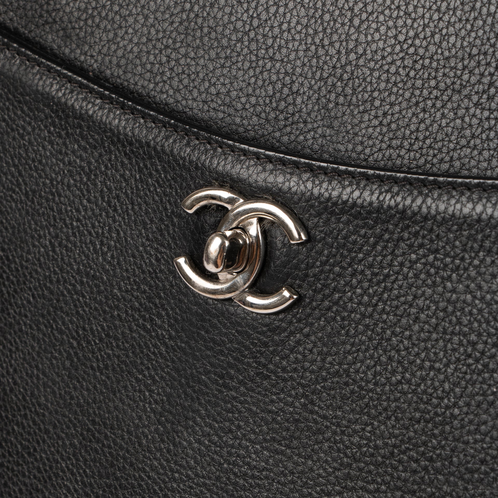 Chanel Black Calfskin Medium Neo Executive Tote Bag