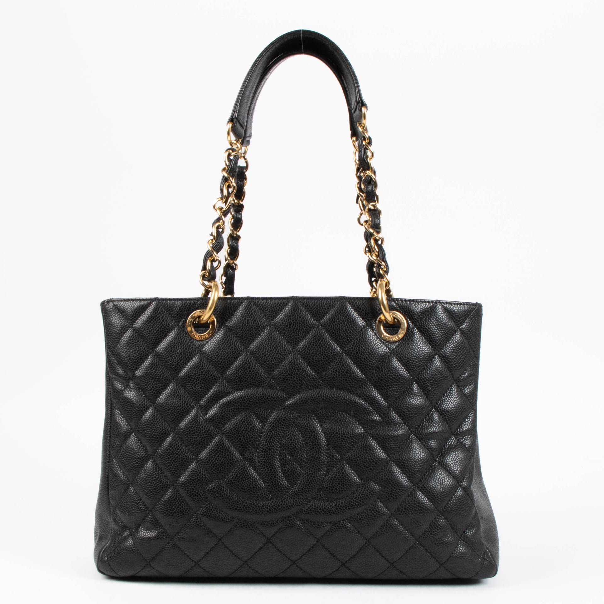 Chanel Black Caviar GST Grand Shopping Tote Bag