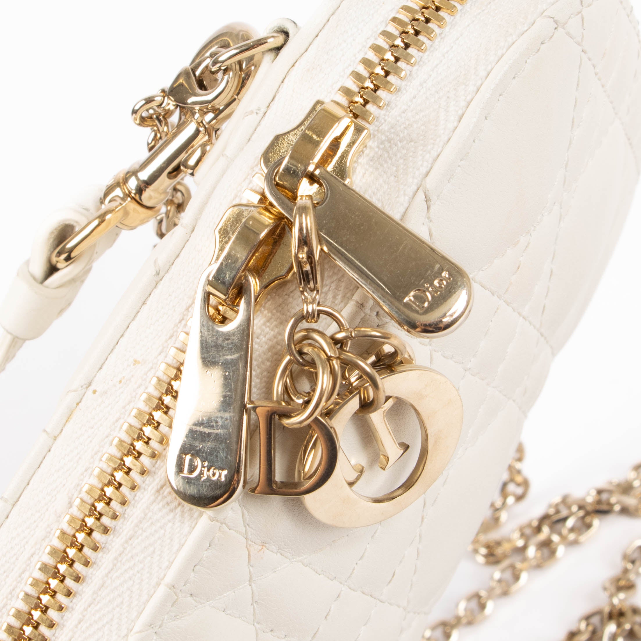 Christian Dior White Call'in Dior Phone Pouch – Labellov