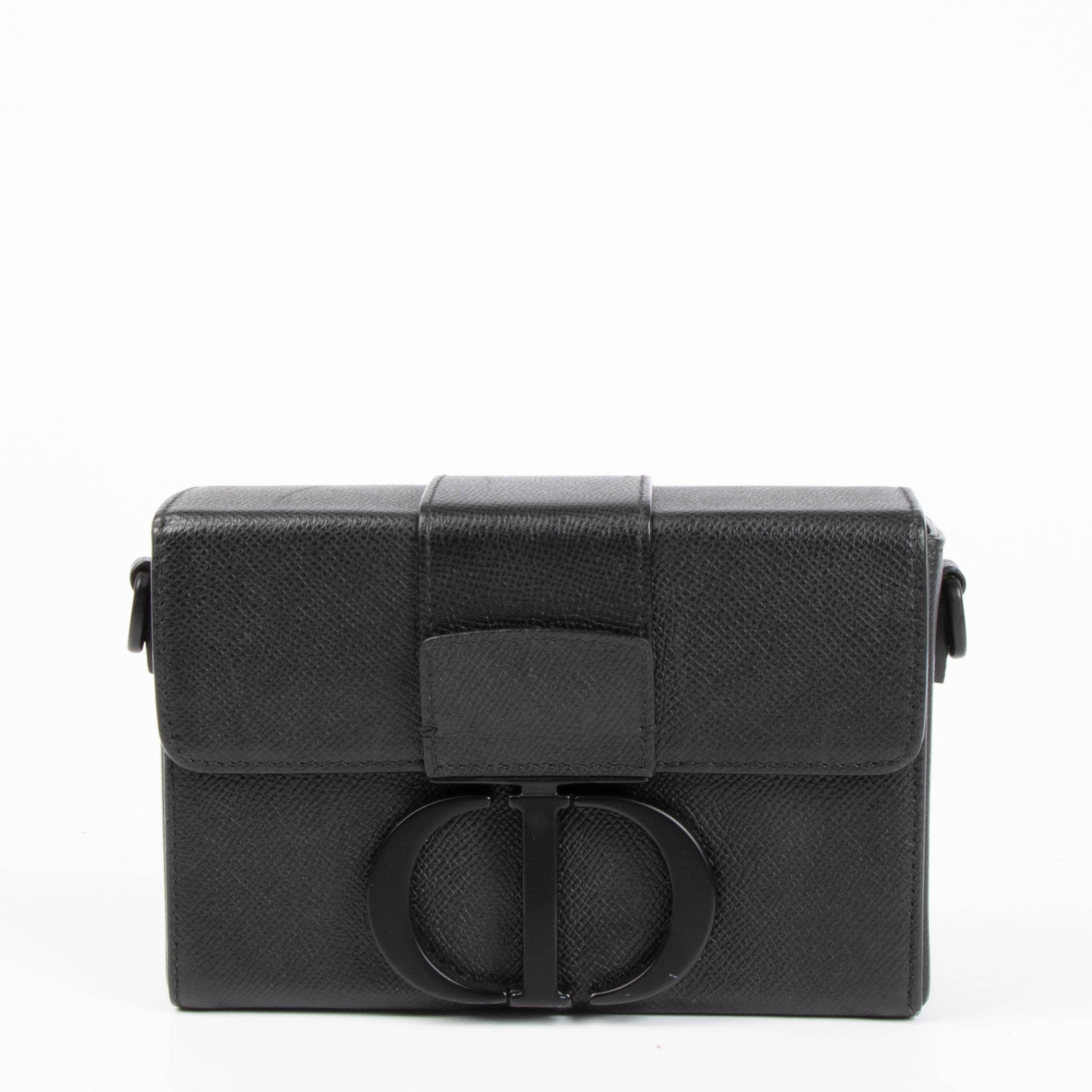 Christian Dior All Black Micro 30 Montaigne Bag