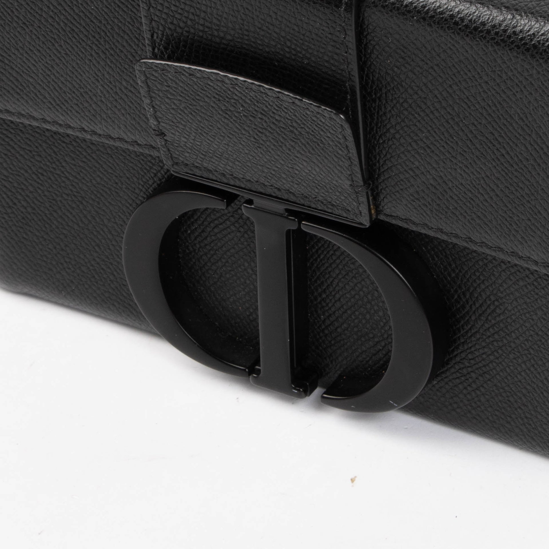 Christian Dior All Black Micro 30 Montaigne Bag
