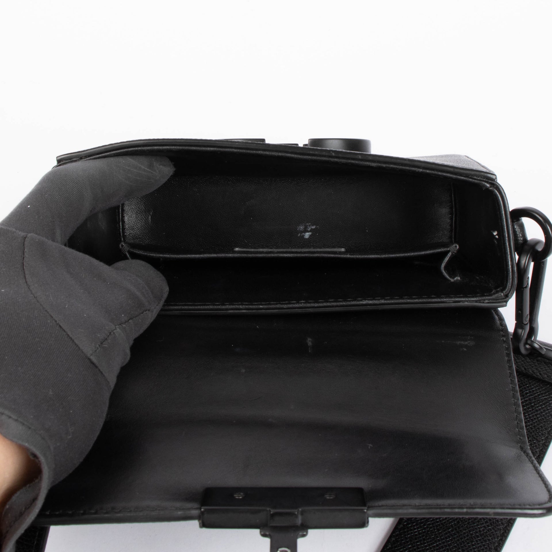 Christian Dior All Black Micro 30 Montaigne Bag