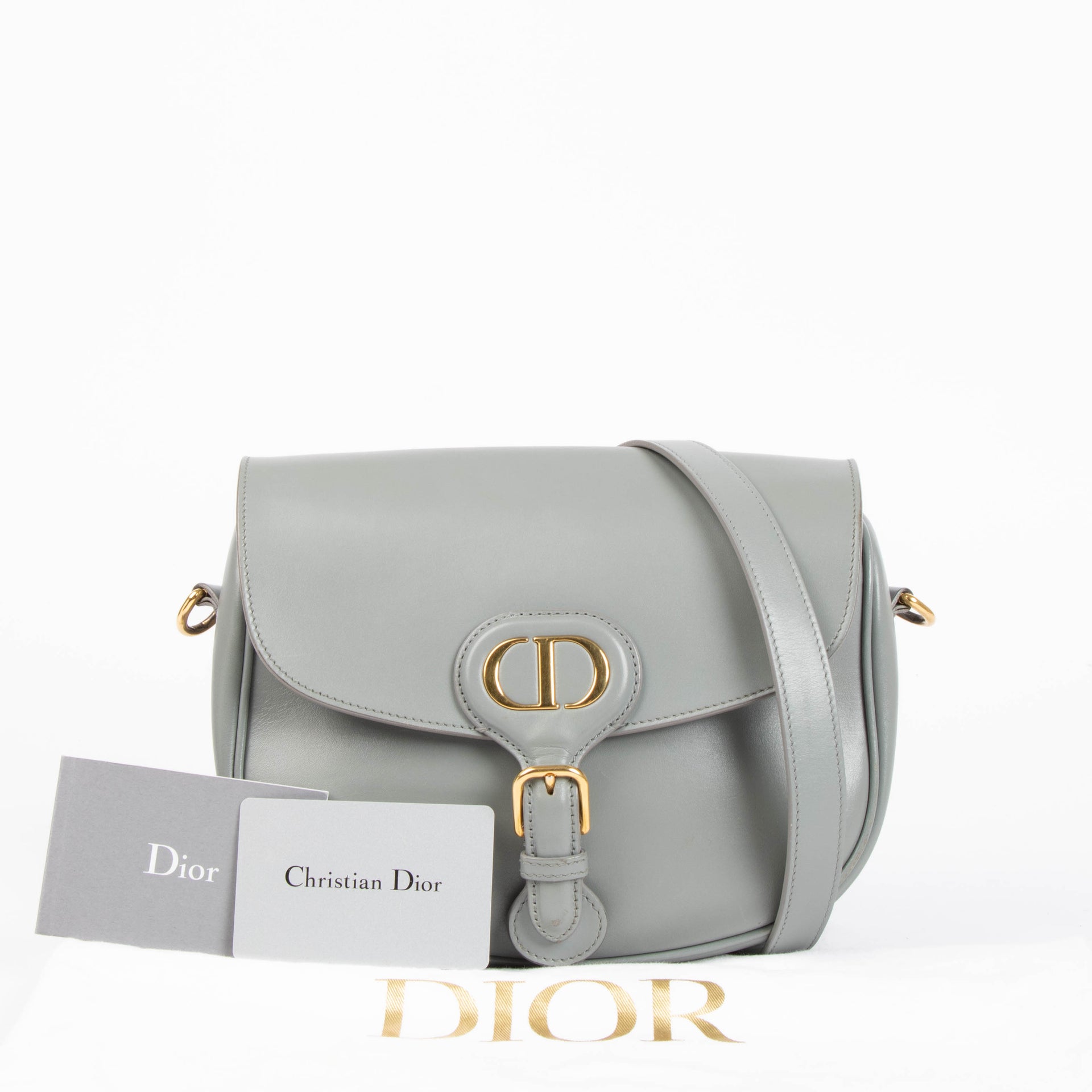 Christian Dior Grey Medium Bobby Bag