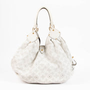 Shop this authentic Louis Vuitton White Mahina Neo L Bag pre-loved on Labellov.com 