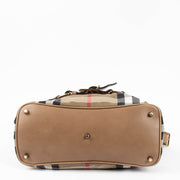 Shop the authentic Burberry House Check Canvas Parsons Hobo Bag second hand on Labellov.com