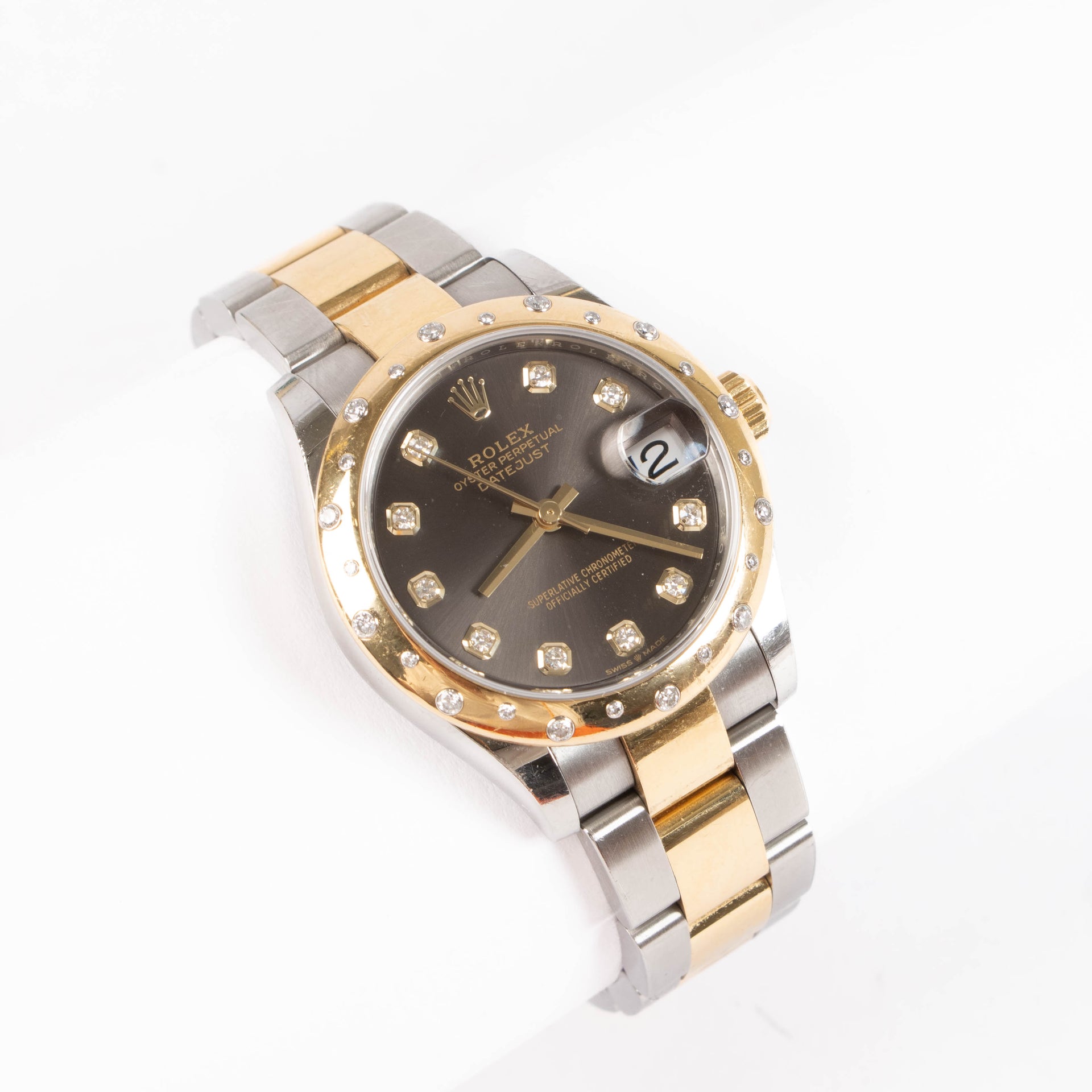 Rolex Oystersteel/Yellow Gold Diamond Datejust 31 Watch