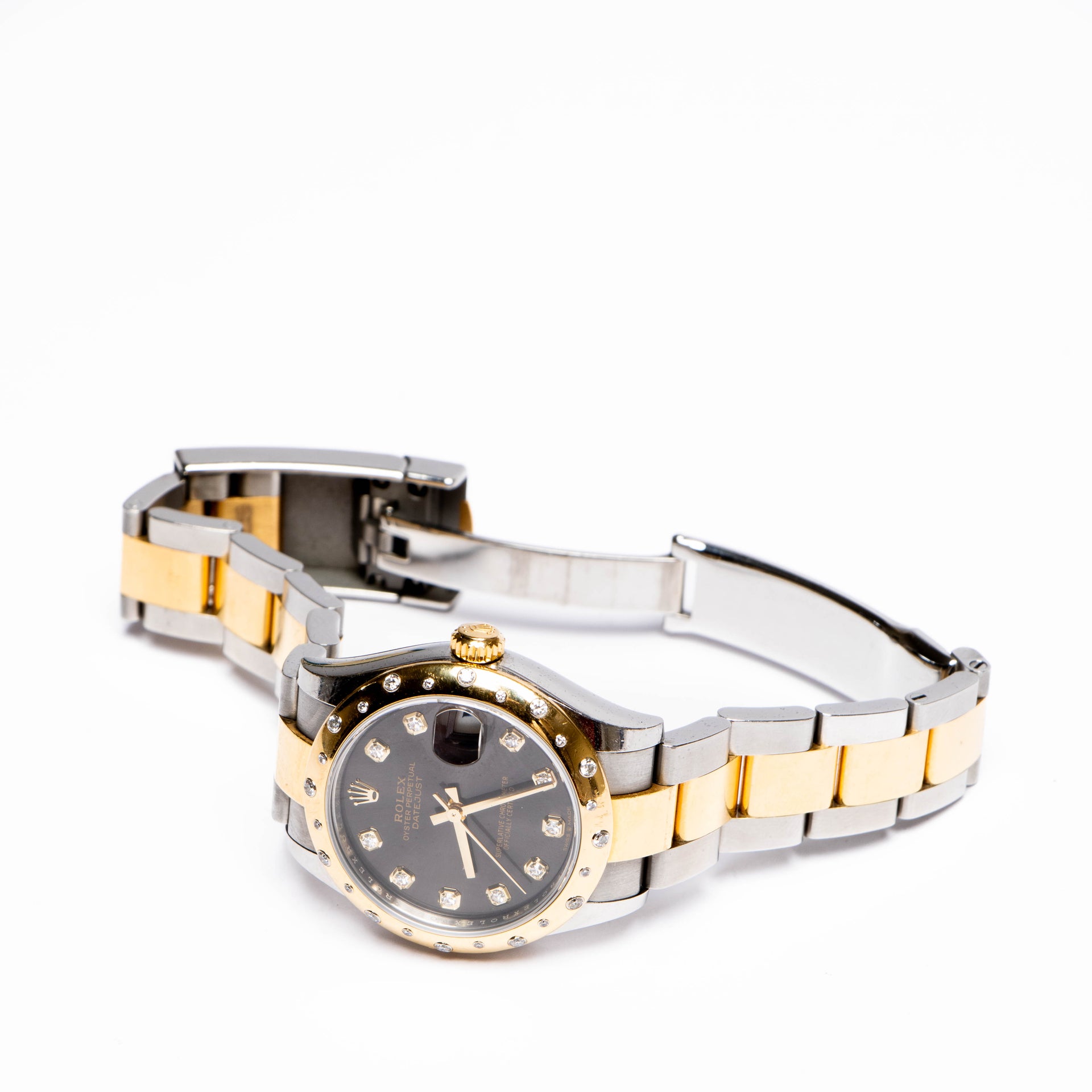 Rolex Oystersteel/Yellow Gold Diamond Datejust 31 Watch