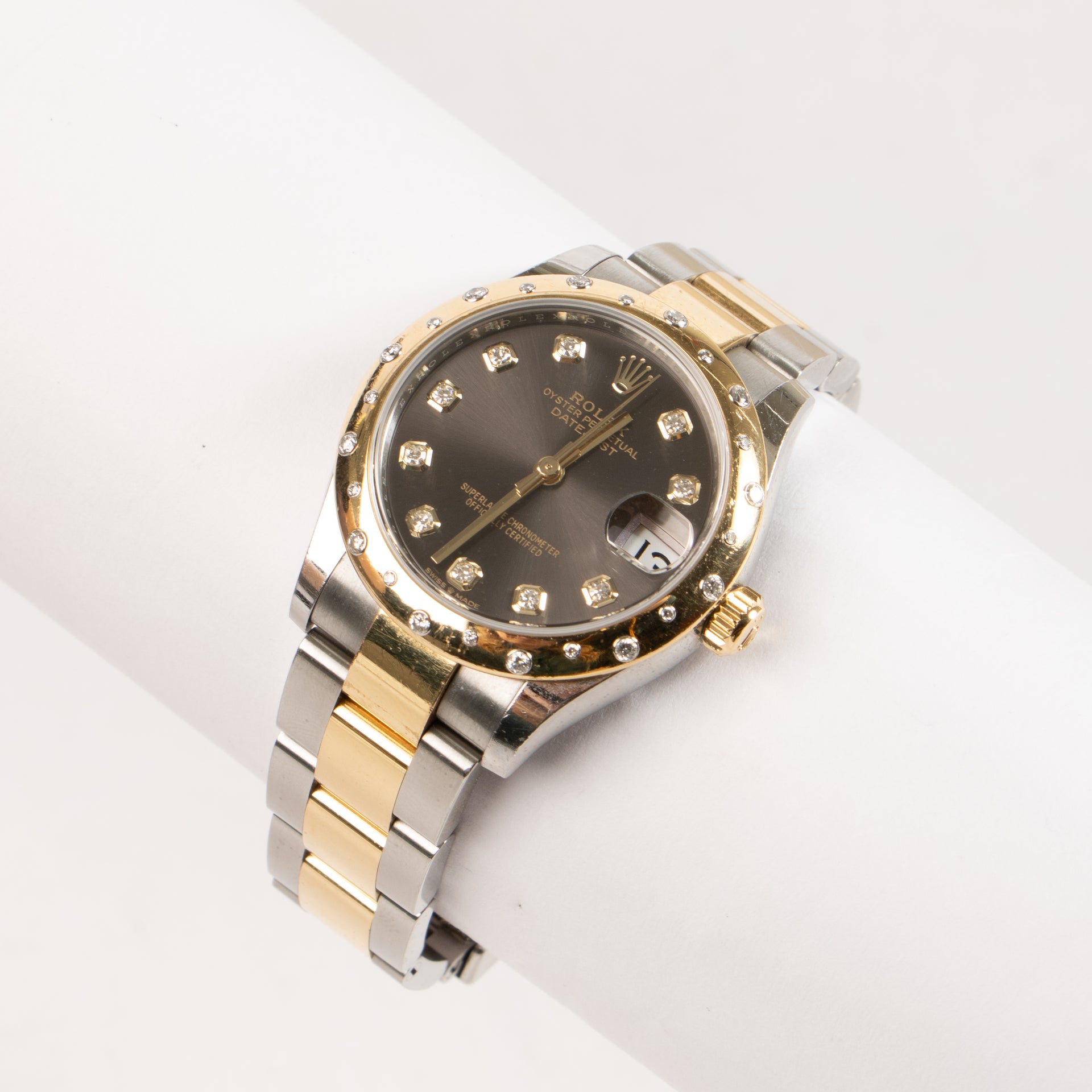 Rolex Oystersteel/Yellow Gold Diamond Datejust 31 Watch