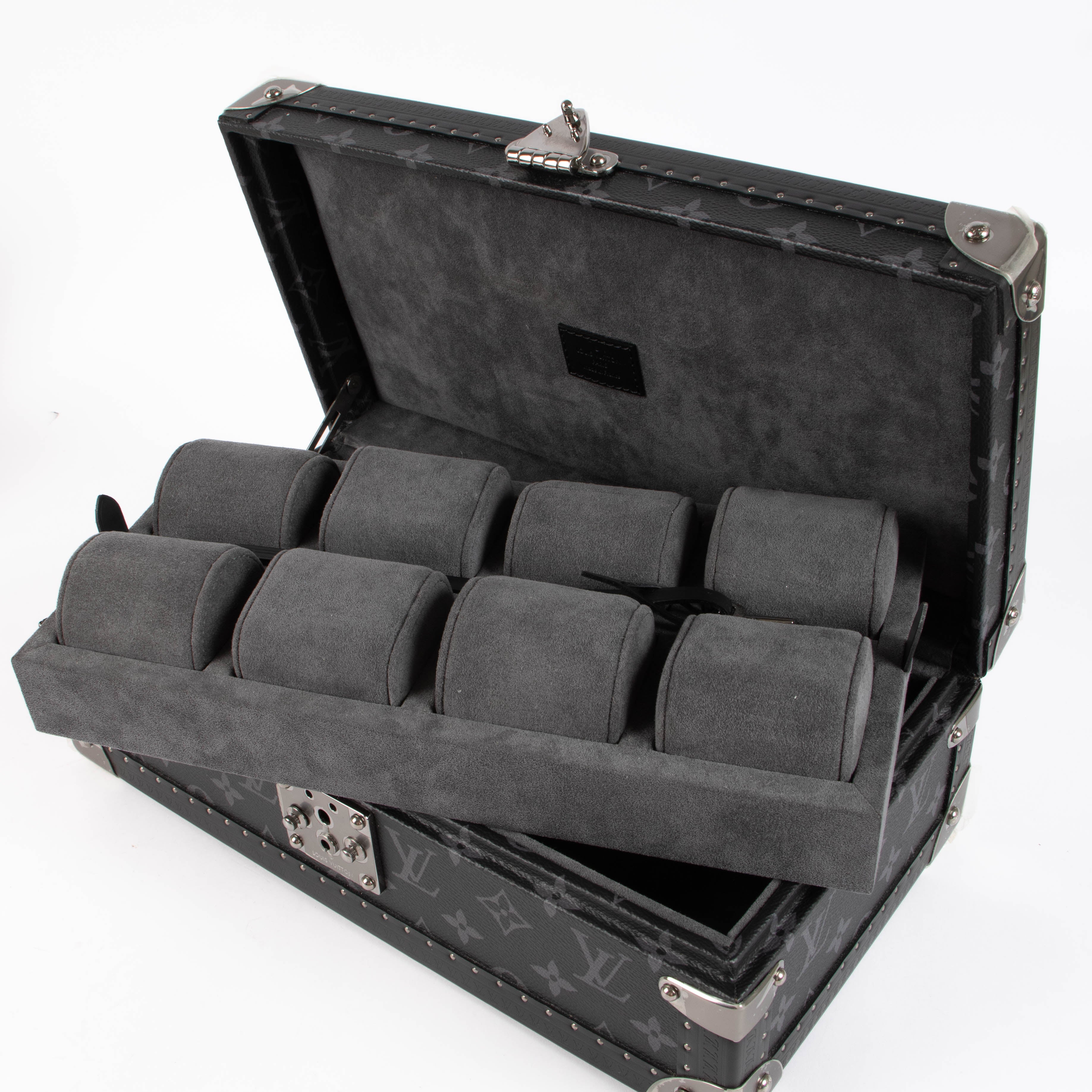 Louis Vuitton Monogram Eclipse 8 Watch Case – Labellov