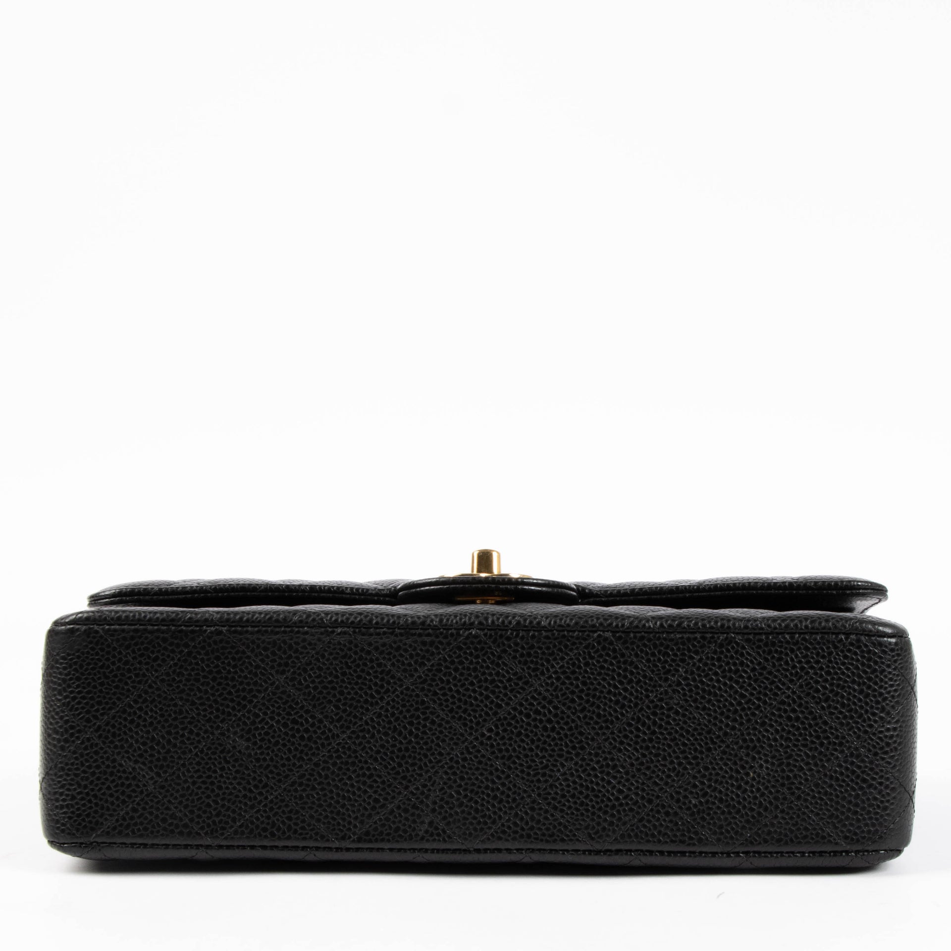 Shop the authentic Chanel Black Caviar Medium Classic 11.12 Handbag second hand on Labellov.com