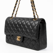 Shop the authentic Chanel Black Caviar Medium Classic 11.12 Handbag second hand on Labellov.com