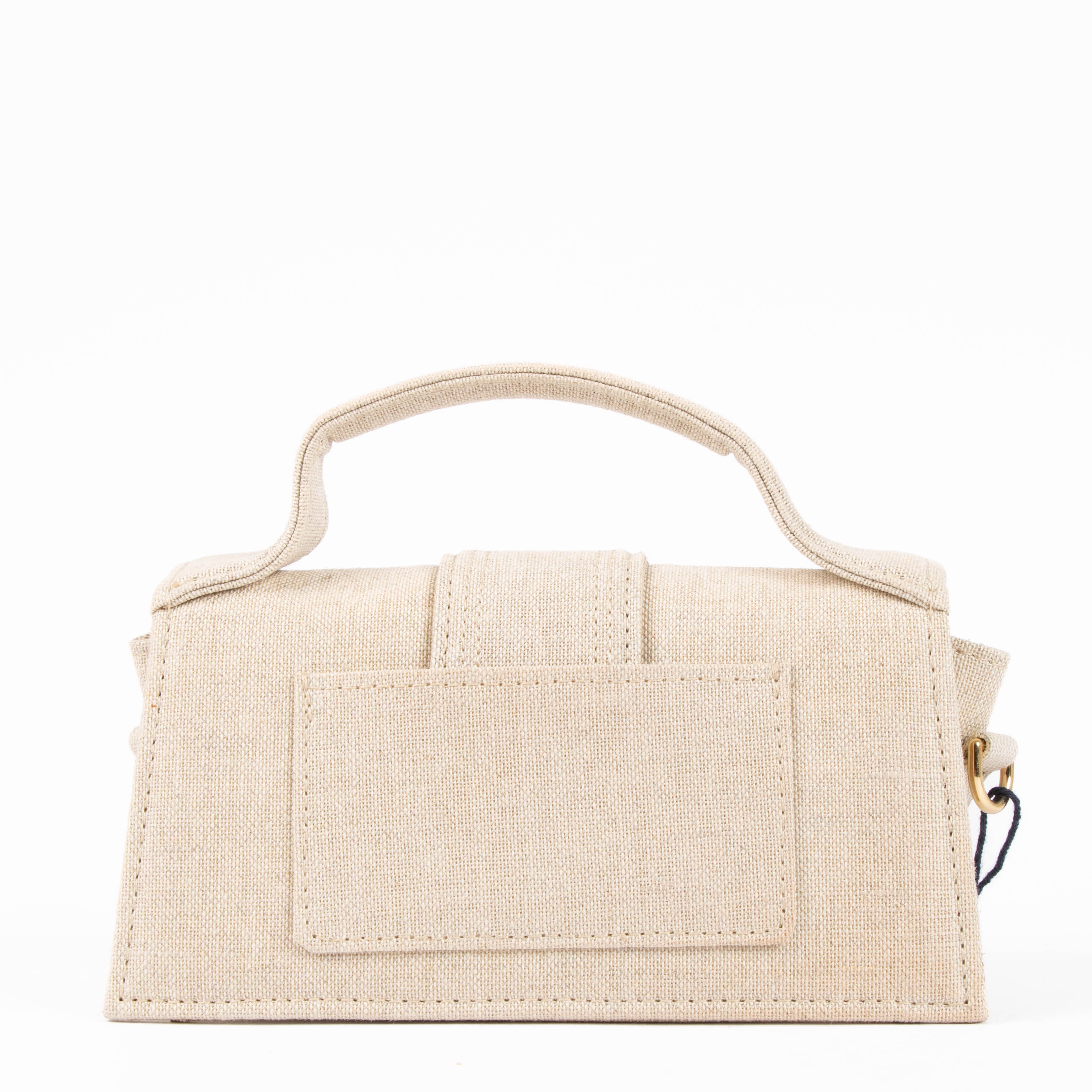 Jacquemus Light Greige Canvas Le Bambino Bag – Labellov