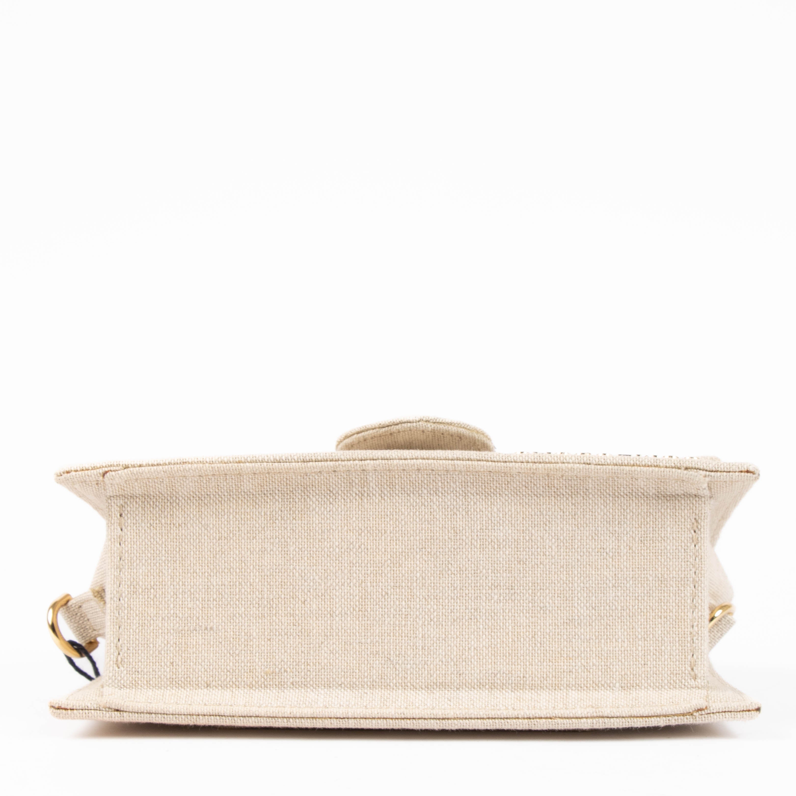 Jacquemus Light Greige Canvas Le Bambino Bag – Labellov