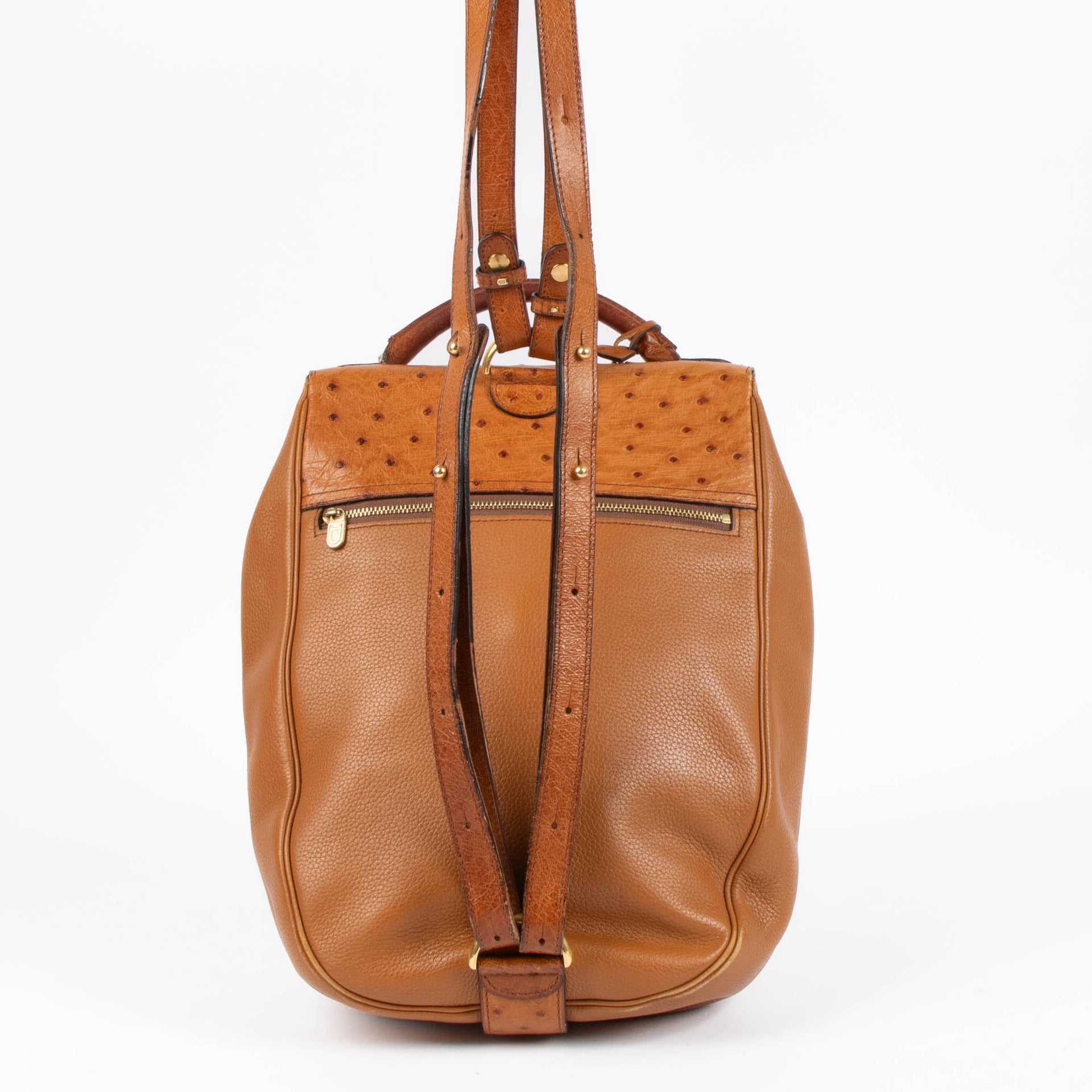 Shop this authentic Delvaux Brandy Cristel de Roche Autruche pre-loved on Labellov.com 