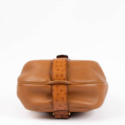 Shop this authentic Delvaux Brandy Cristel de Roche Autruche pre-loved on Labellov.com 