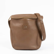 Shop this authentic Delvaux Taupe Vintage Crossbody Bag with Cardholder pre-loved on Labellov.com 