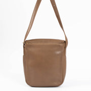 Shop this authentic Delvaux Taupe Vintage Crossbody Bag with Cardholder pre-loved on Labellov.com 