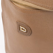 Shop this authentic Delvaux Taupe Vintage Crossbody Bag with Cardholder pre-loved on Labellov.com 