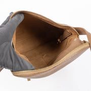 Shop this authentic Delvaux Taupe Vintage Crossbody Bag with Cardholder pre-loved on Labellov.com 