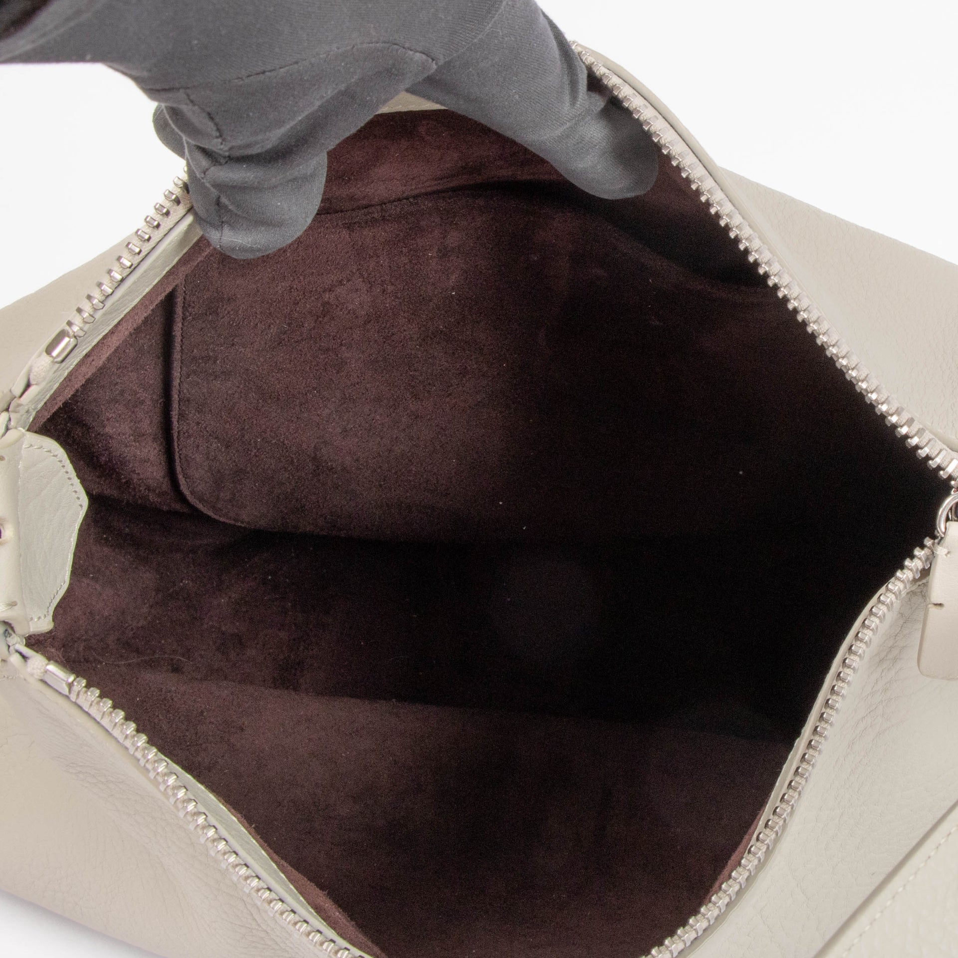 Burberry Grey Large Knight Bag