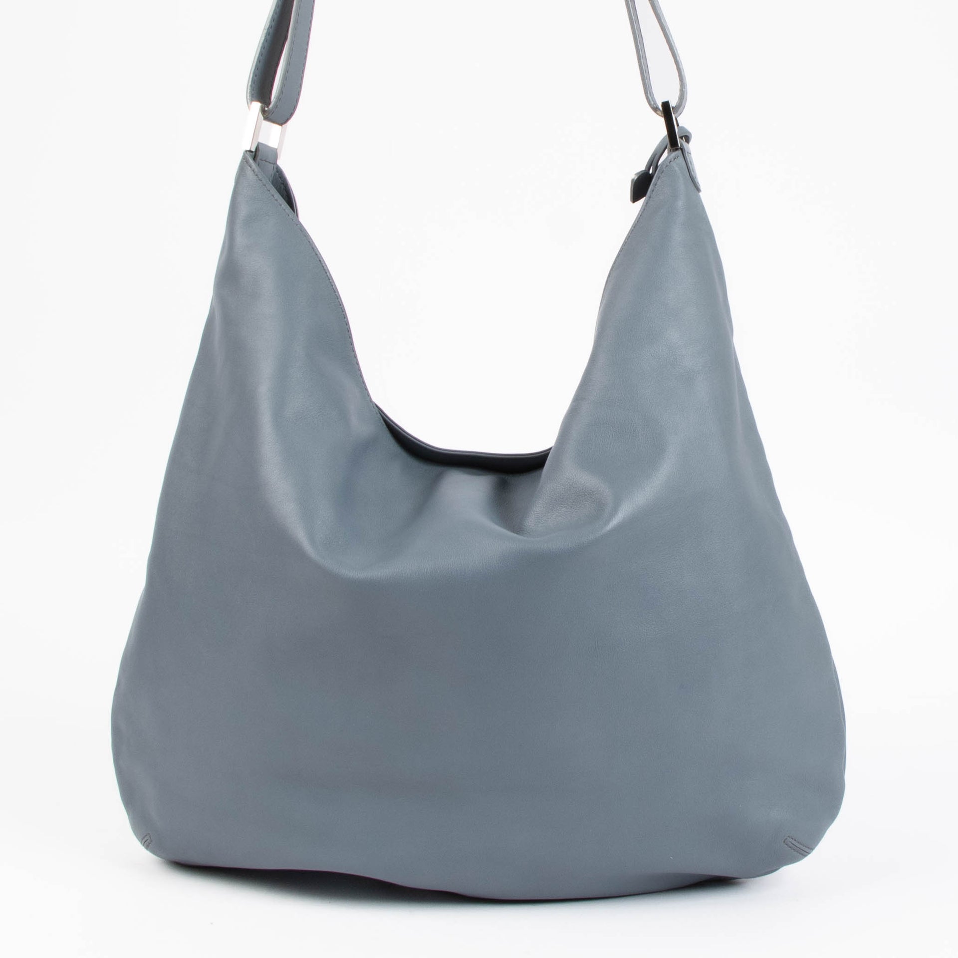 Delvaux Blue Louise GM Hobo Bag