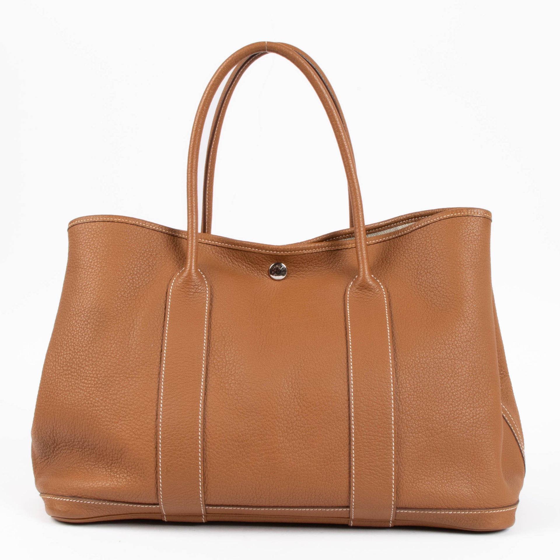 Shop the authentic Hermes Garden Party 36 Gold Negonda PHW second hand on Labellov.com