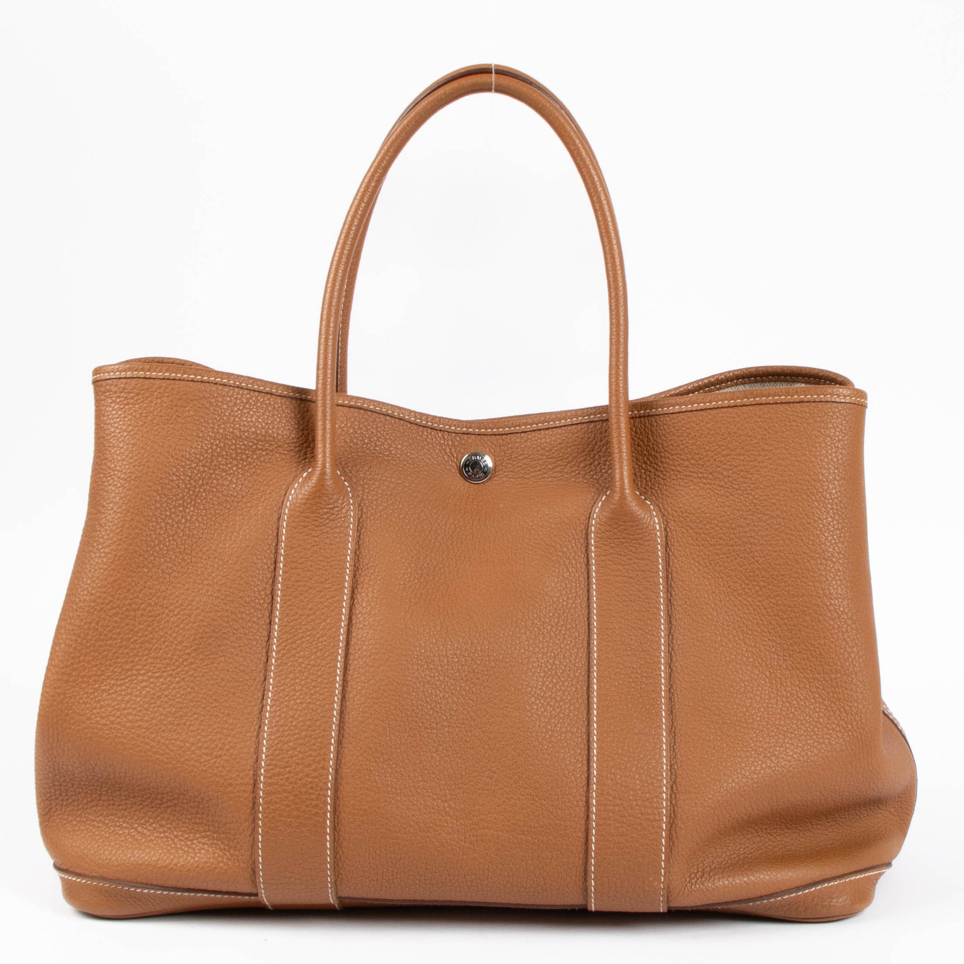Shop the authentic Hermes Garden Party 36 Gold Negonda PHW second hand on Labellov.com