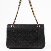 Shop Authentic Chanel Vintage Black Lambskin Medium Classic Flap 11.12 Bag on Labellov.com