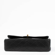 Shop Authentic Chanel Vintage Black Lambskin Medium Classic Flap 11.12 Bag on Labellov.com