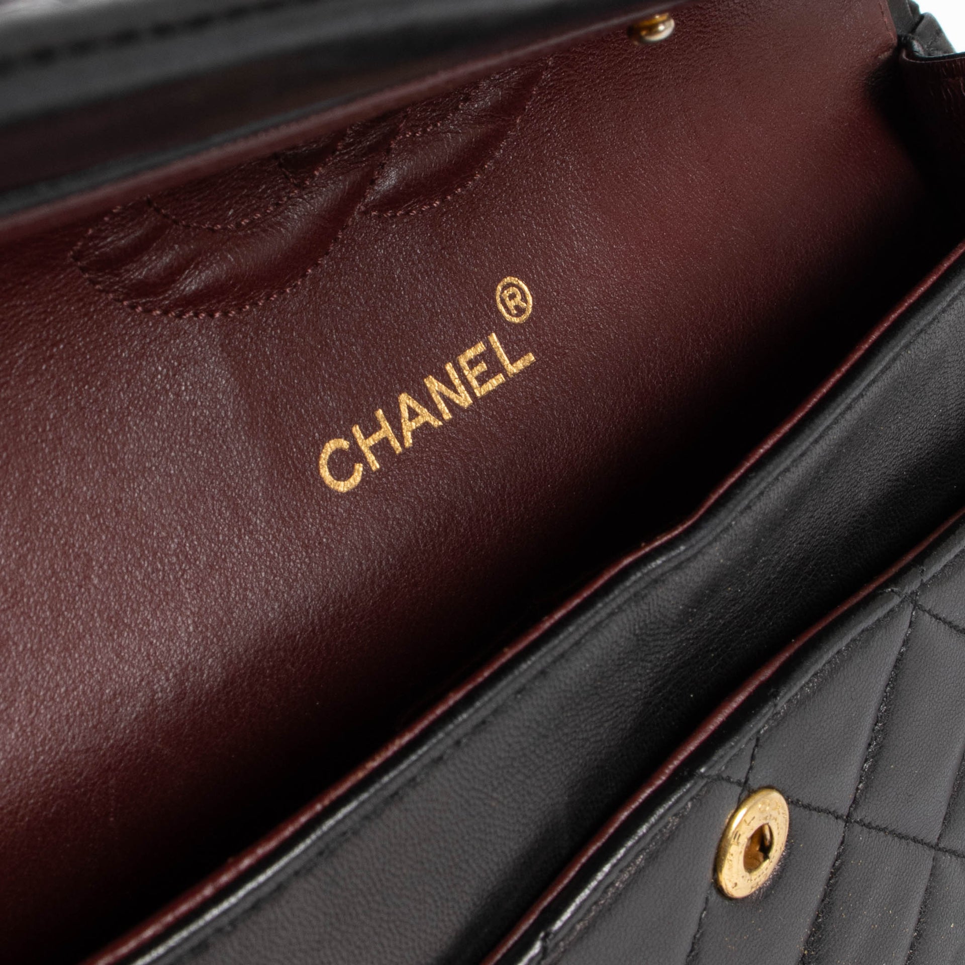 Shop Authentic Chanel Vintage Black Lambskin Medium Classic Flap 11.12 Bag on Labellov.com