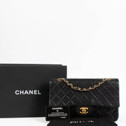 Shop Authentic Chanel Vintage Black Lambskin Medium Classic Flap 11.12 Bag on Labellov.com