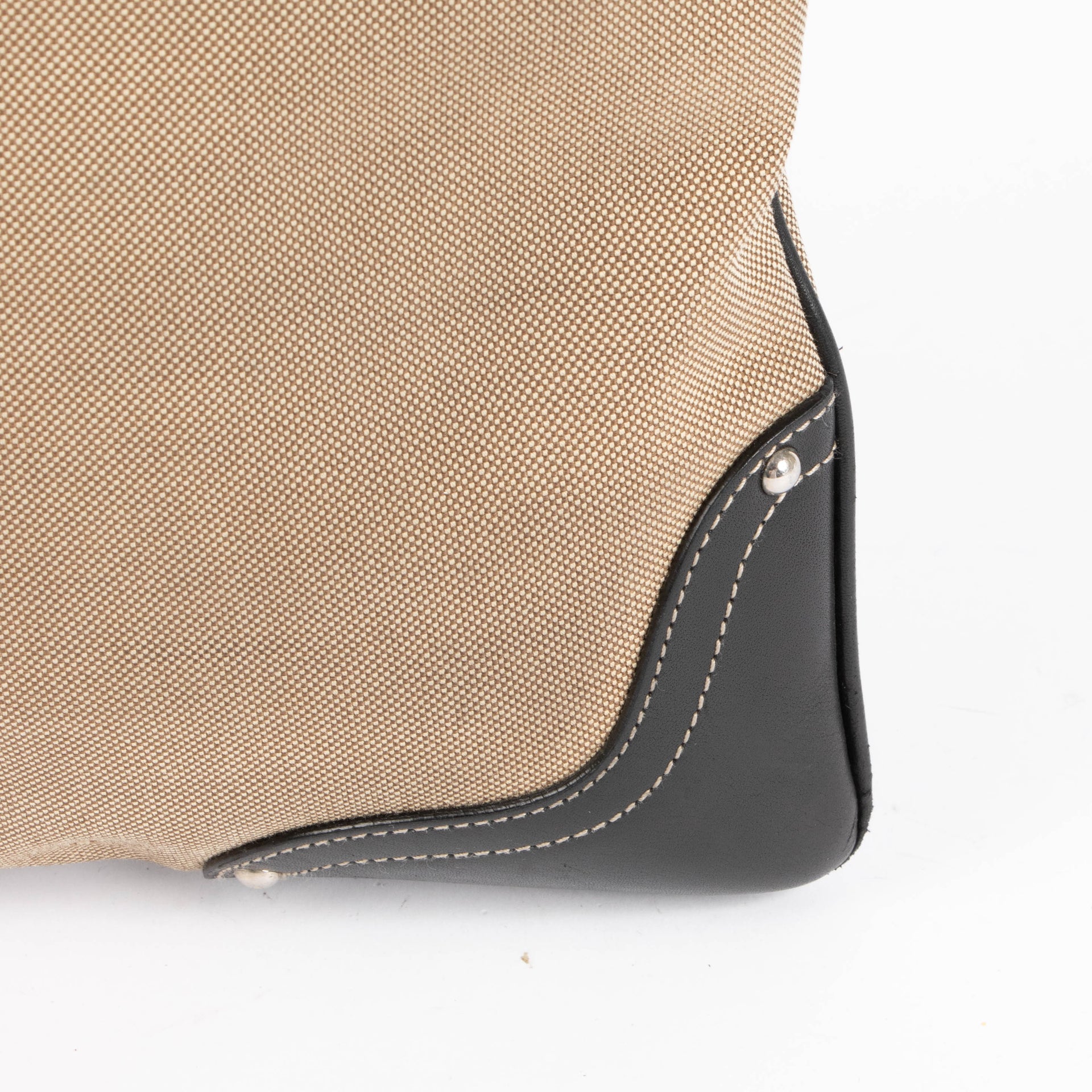 Prada Canvas Messenger Tote