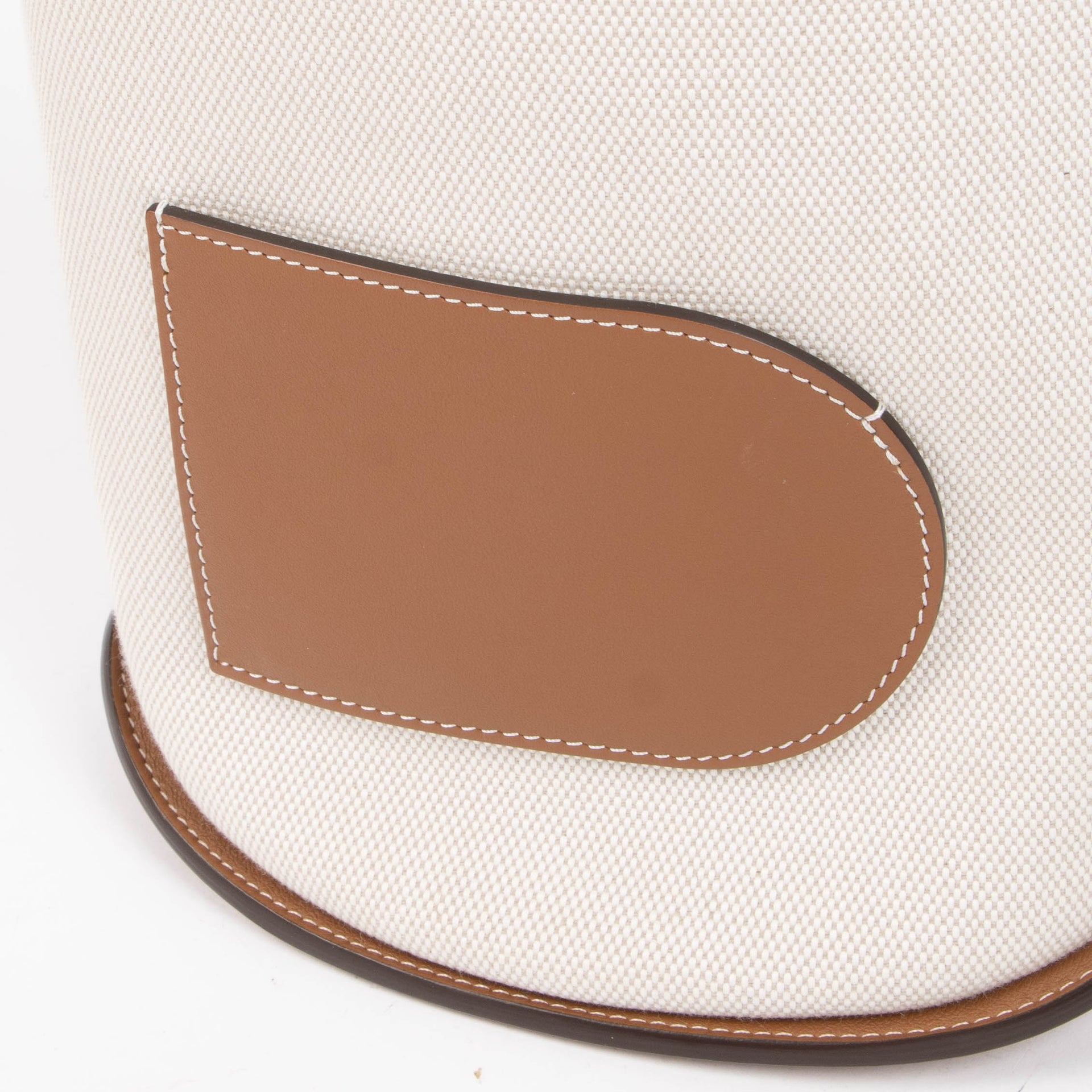 Delvaux Canvas Pin Mini Bucket Bag