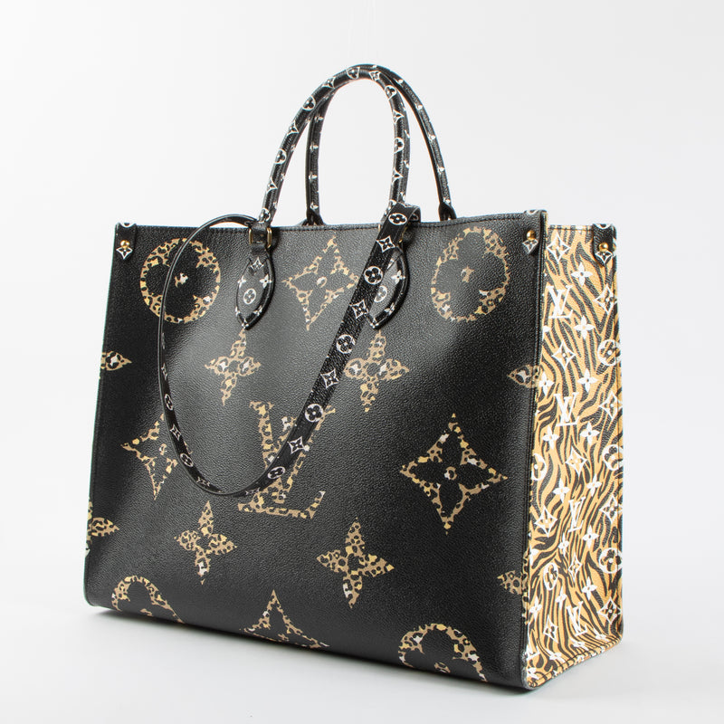 Shop the 100% authentic Louis Vuitton Monogram Jungle Onthego GM Bag second hand on Labellov.com!