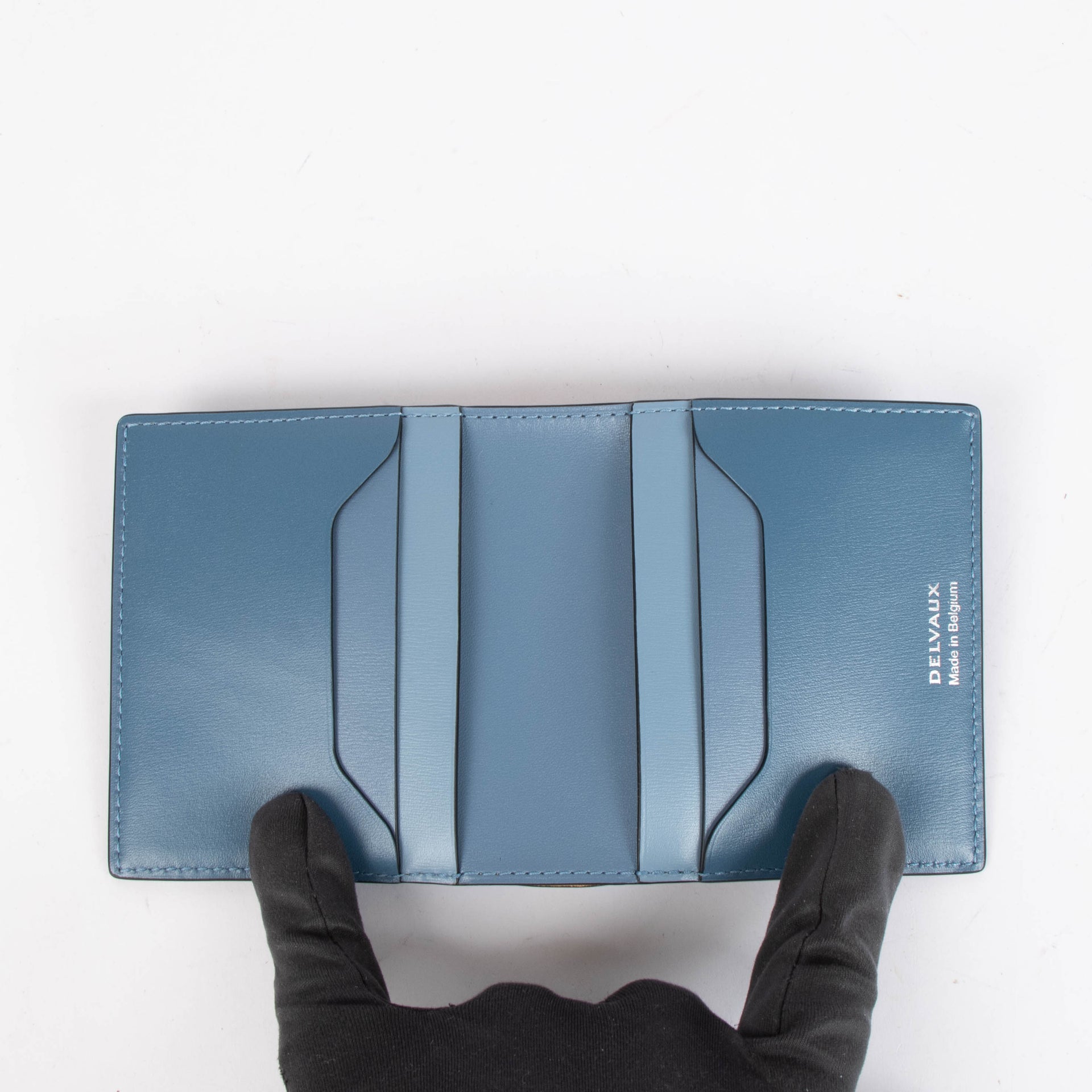 Delvaux Blue Card Holder