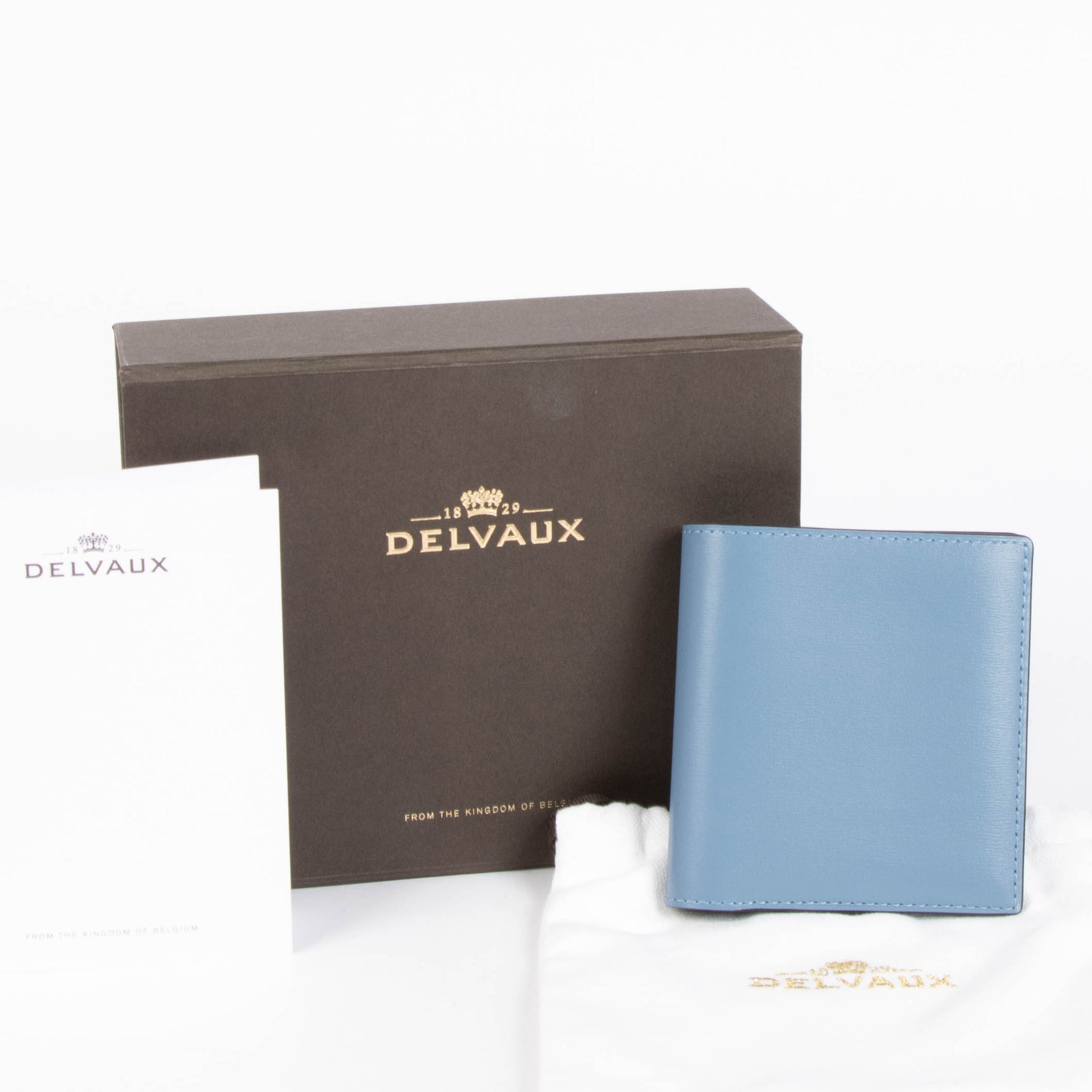 Delvaux Blue Card Holder