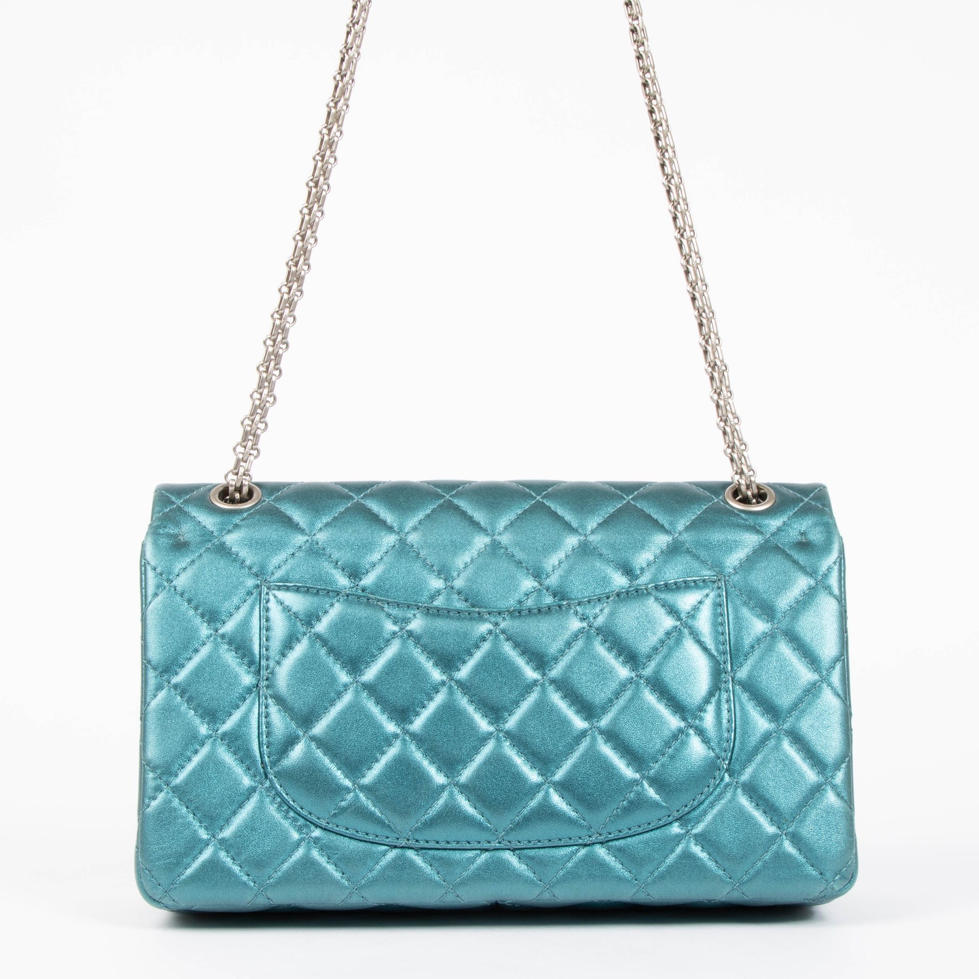 Chanel Metallic Turquoise Large 2.55 Reissue Bag