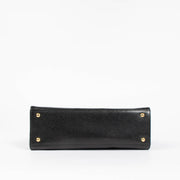 Shop the authentic Chanel Black Caviar Vintage Logo Tote Bag 