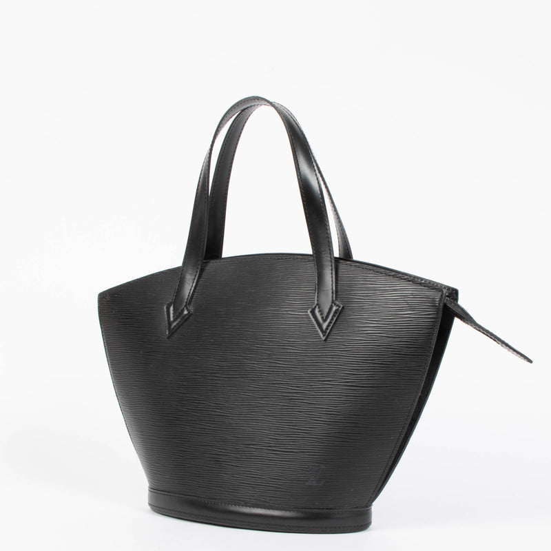 Shop the authentic Louis Vuitton Black Epi Saint Jacques PM second hand on Labellov.com