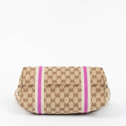 Shop the authentic Gucci Pink/GG Canvas Tote Bag second hand on Labellov.com