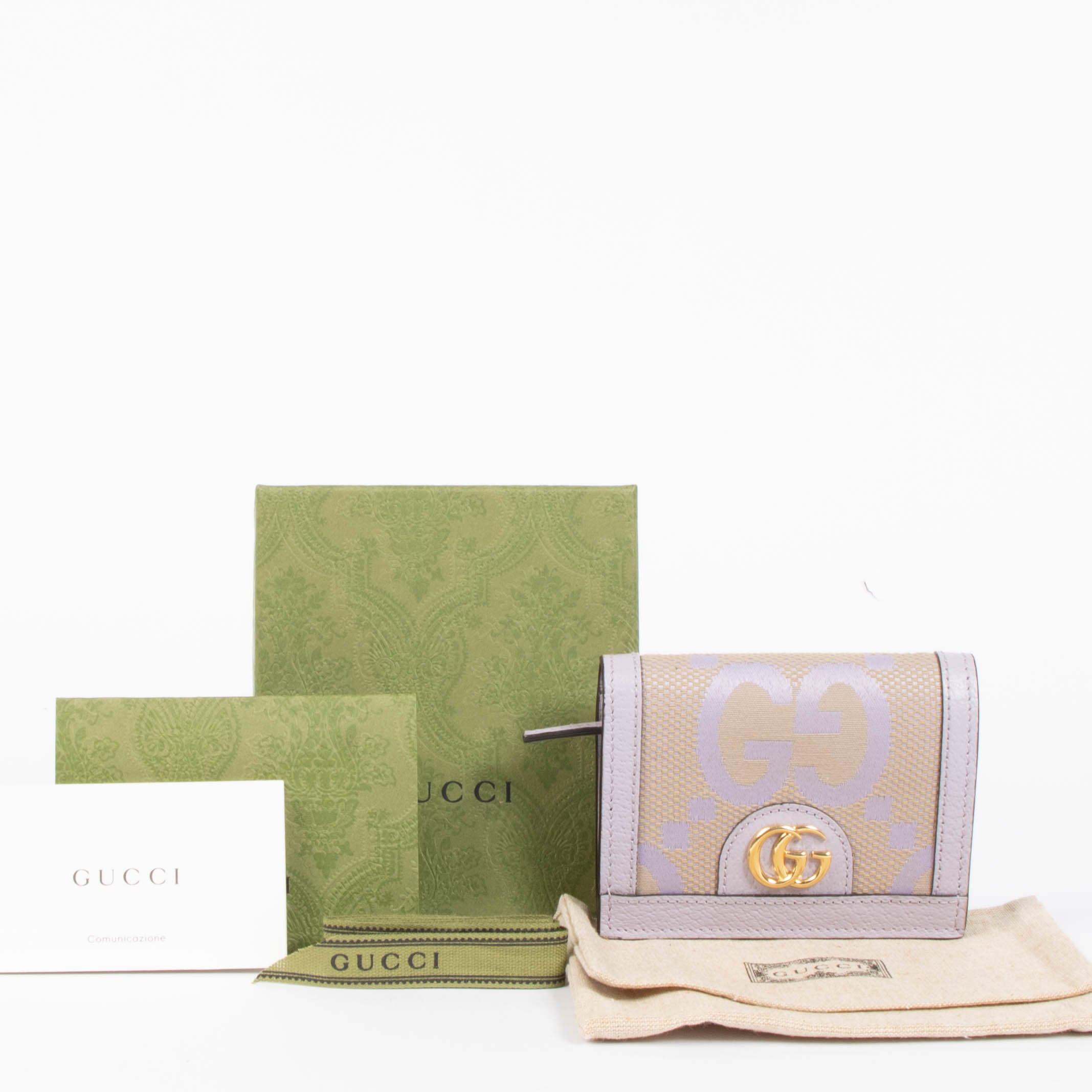 Gucci Purple GG Jumbo Canvas Ophidia Wallet – Labellov