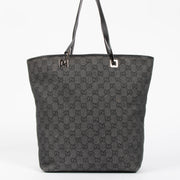 Shop this authentic gucci black monogram bucket bag pre-loved on Labellov.com