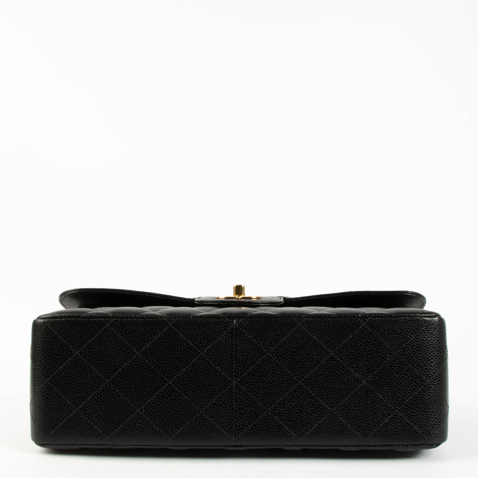 Chanel Black Caviar Large/Jumbo Classic Handbag