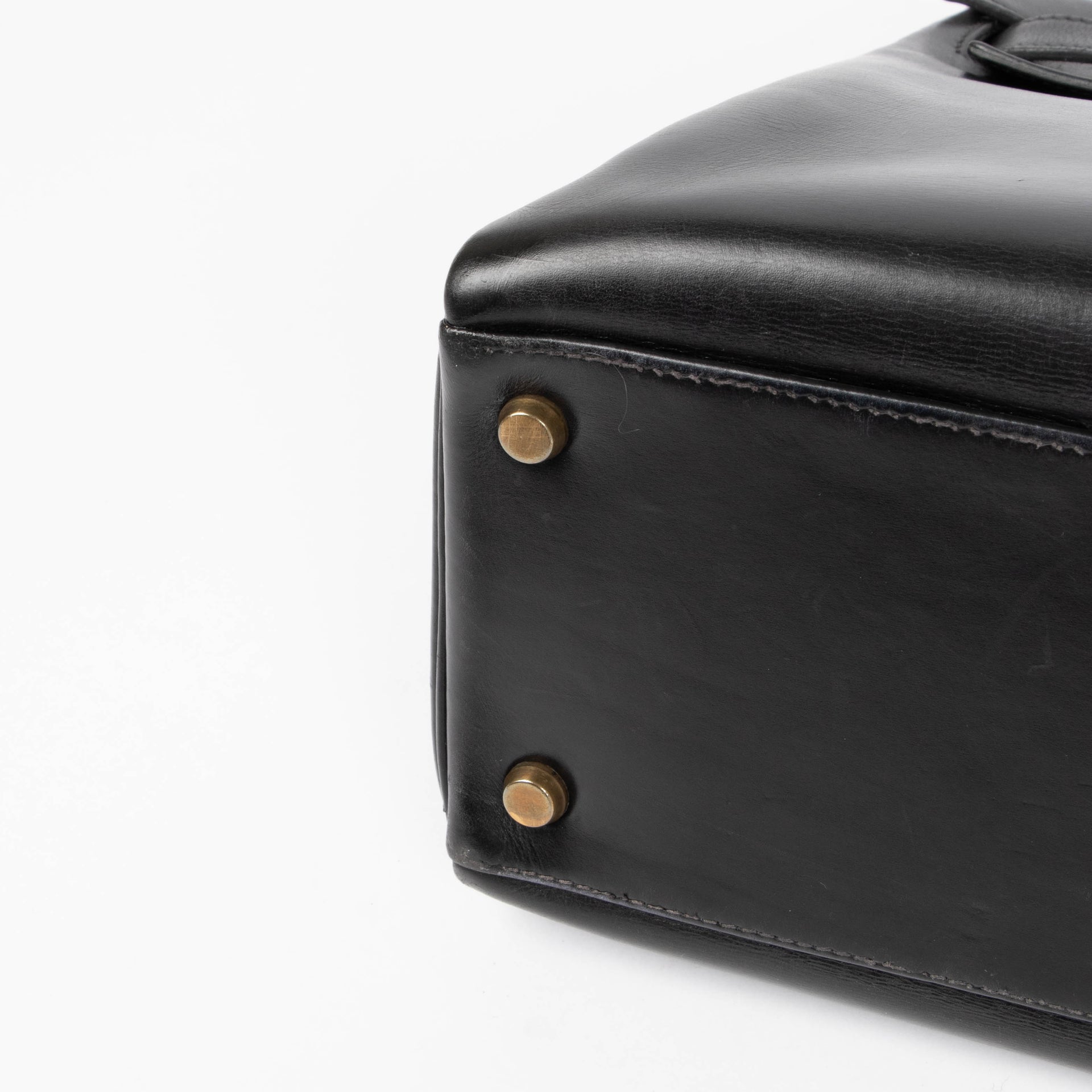 Hermès Vintage Kelly 32 Black Box GHW