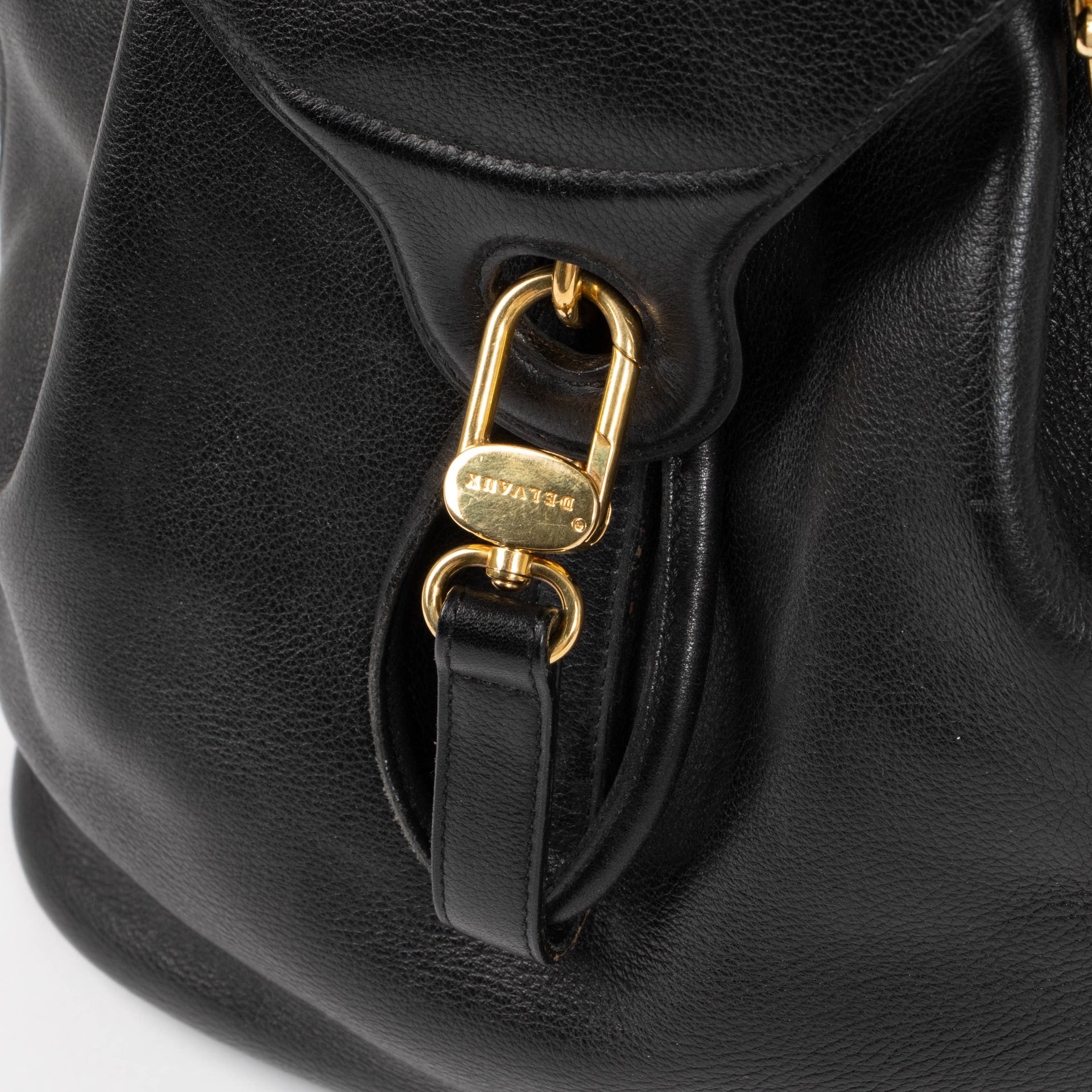 Delvaux Vintage Black Le Soleil Backpack