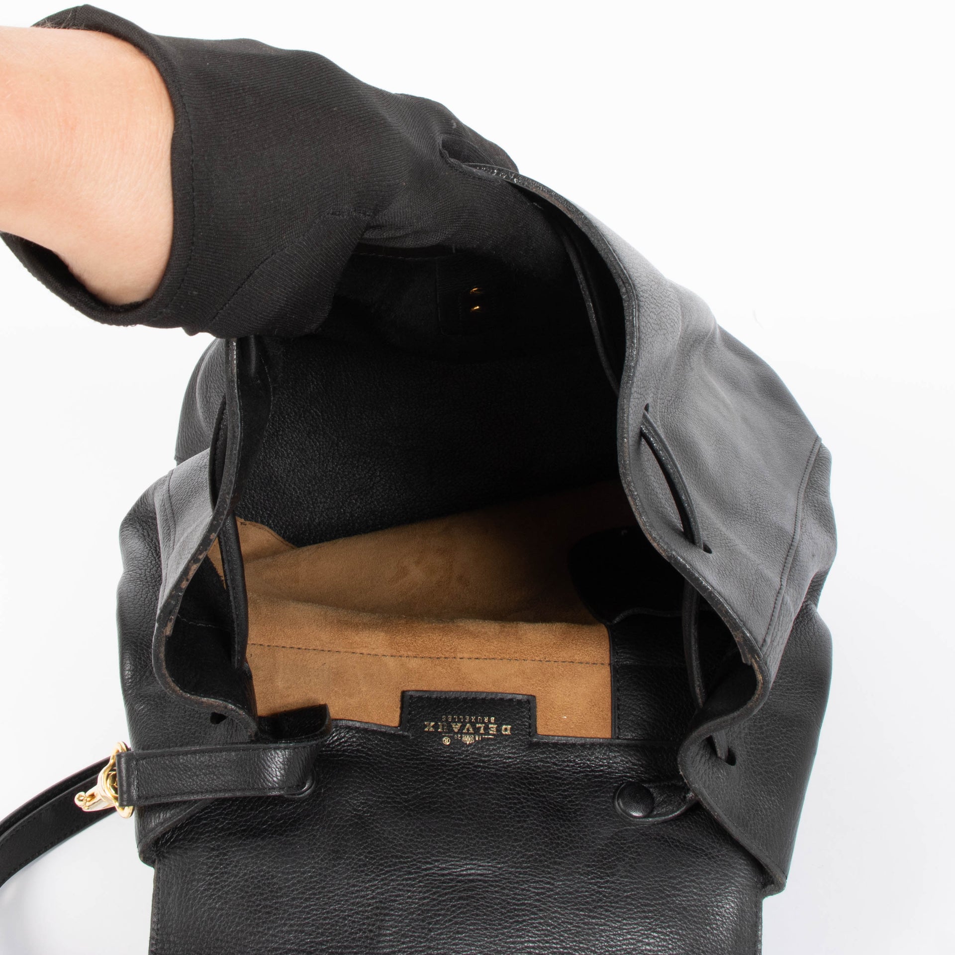 Delvaux Vintage Black Le Soleil Backpack