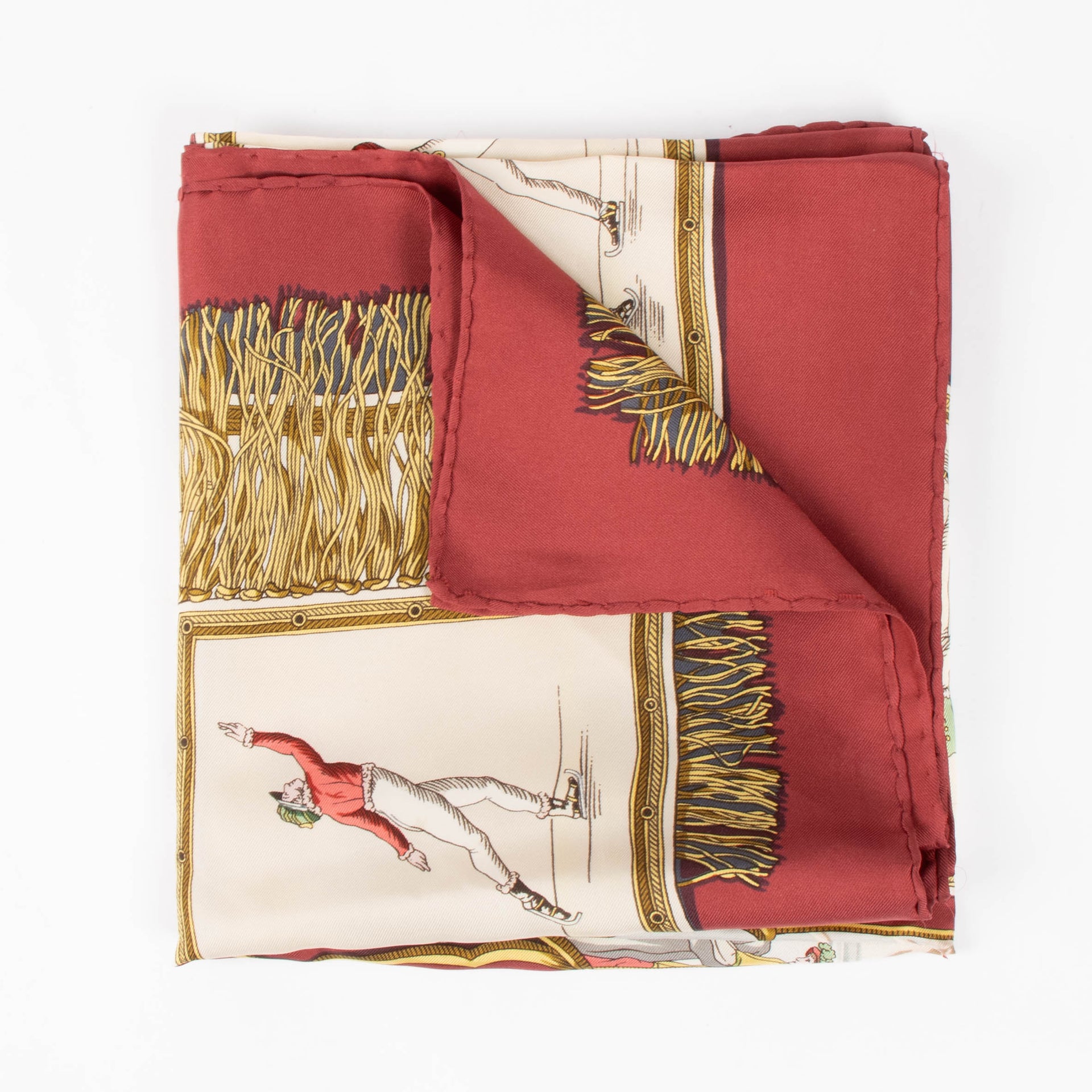 Shop this authentic Hermes Les Plaisirs du Froid 90 Scarf pre-loved on Labellov.com