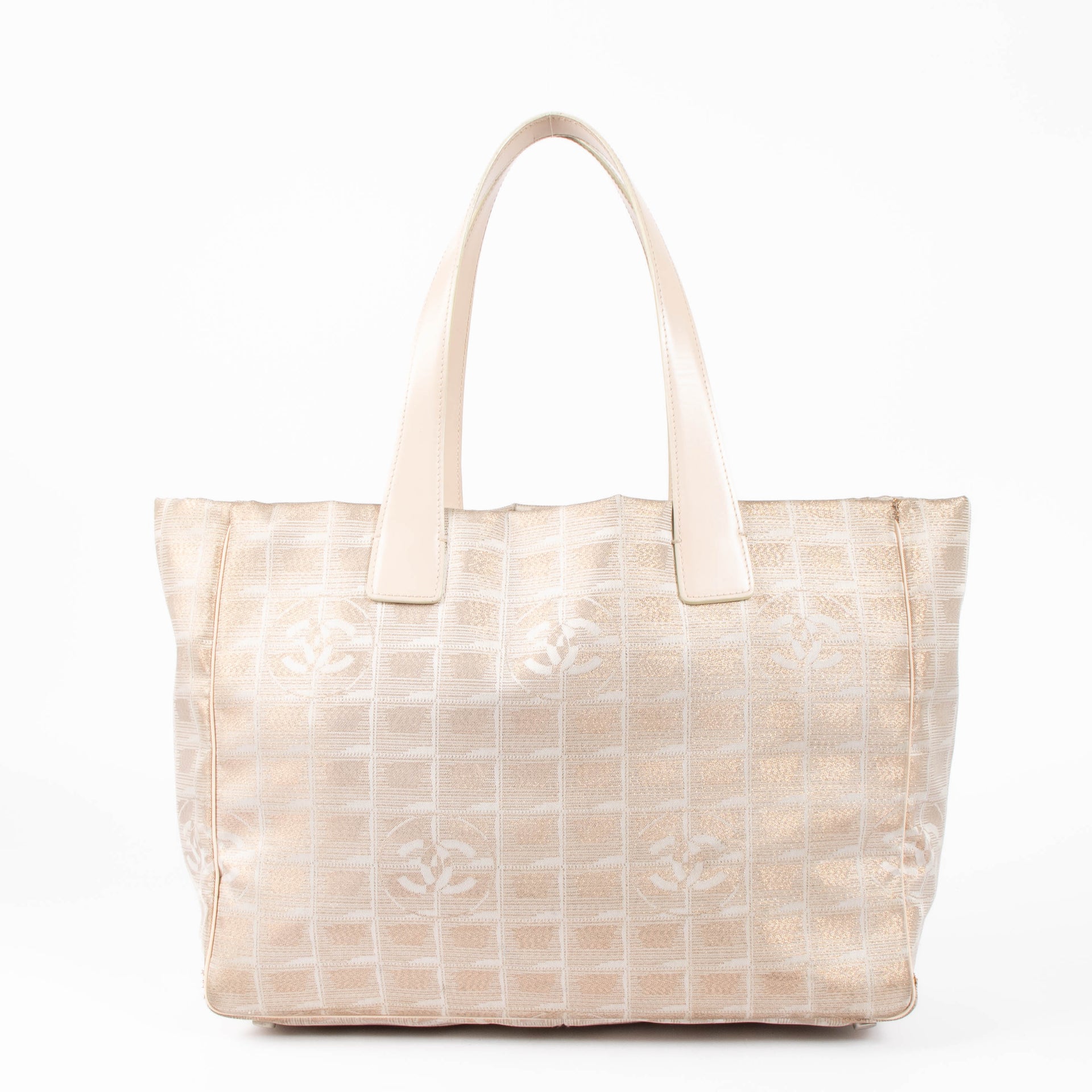 Chanel Pink CC Travel Line Tote Bag